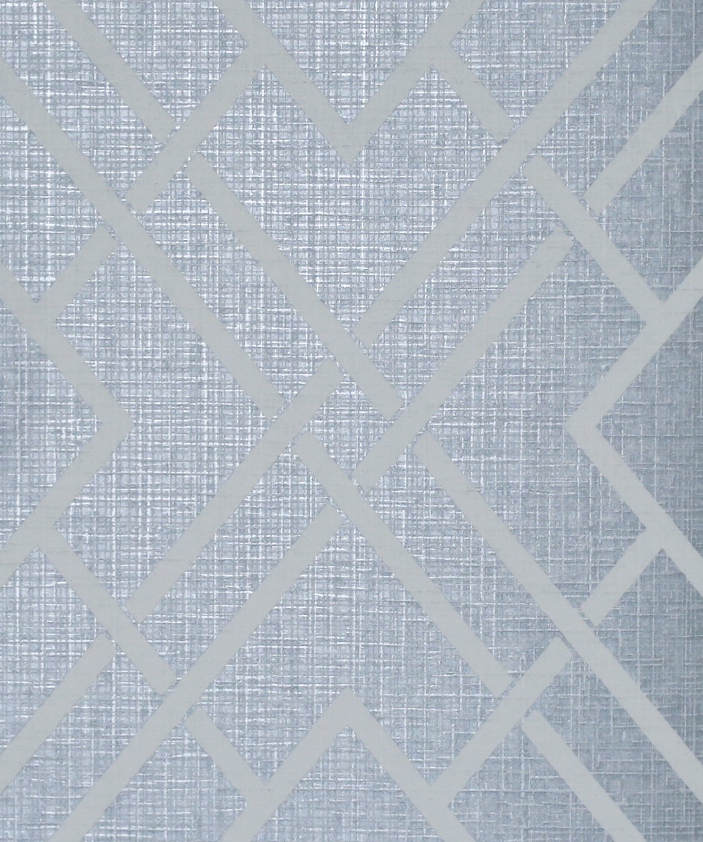 Etten Studios  Diamond Lattice Geometric Contemporary Metallic Slate Blue   - 2232202
