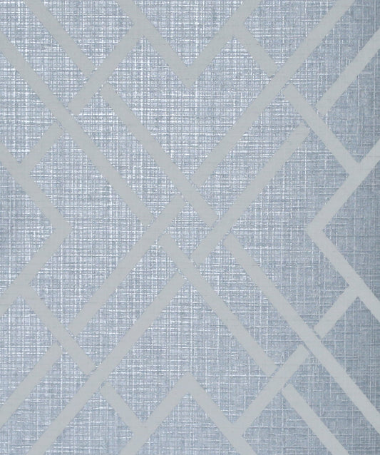 Etten Studios  Diamond Lattice Geometric Contemporary Metallic Slate Blue   - 2232202