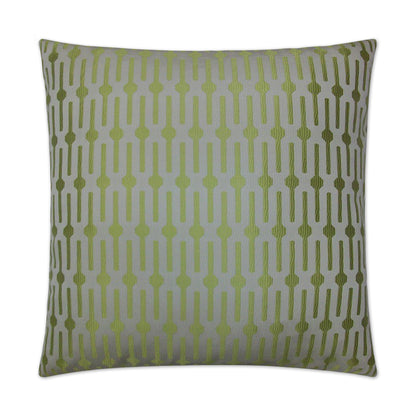 D.V. KAP HOME   24" x 24" Lollipop Pillow - Kiwi Geometric    - 2233-K-2424