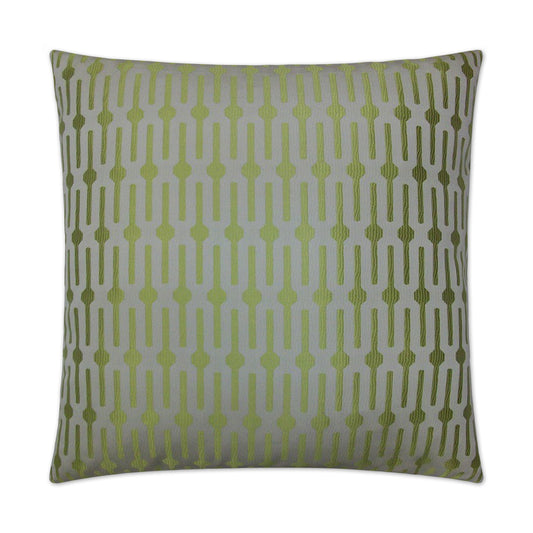 D.V. KAP HOME   24" x 24" Lollipop Pillow - Kiwi Geometric    - 2233-K-2424