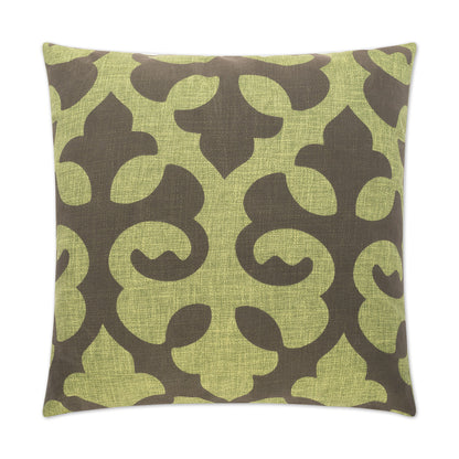 D.V. KAP HOME   24" x 24" Harlow Pillow - Green Traditional    - 2239-G-2424