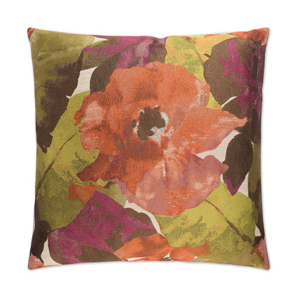 D.V. KAP HOME   24" x 24" Figi Pillow - Sunset Floral    - 2244-S-2424