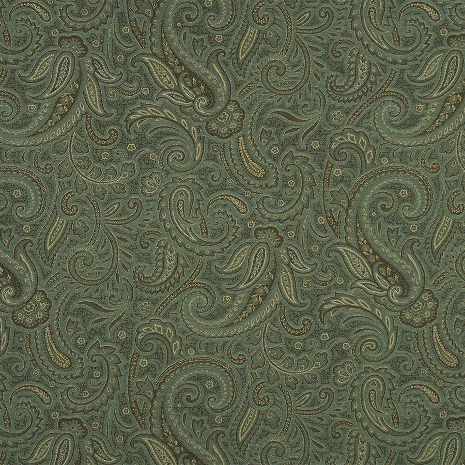 Robert Allen @ Home Modern Paisley | Aloe  Upholstery     - 224475