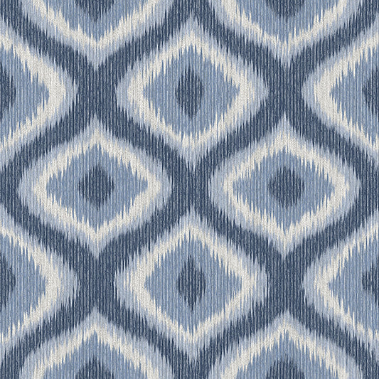 JF Fabrics -Wallpaper 2244 68 Wallpaper Blue  Non-Woven - 6037168 W7931