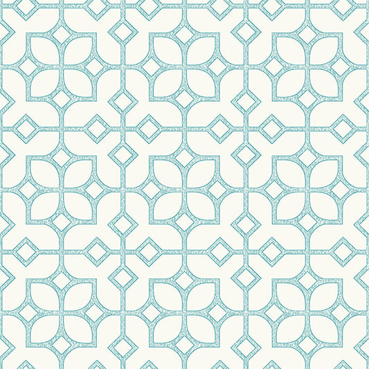 JF Fabrics -Wallpaper 2245 65 Wallpaper Blue,Turquoise  Non-Woven - 6037265 W7931