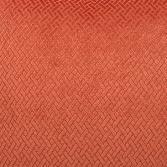 D.V. KAP HOME 2246-P-YARD Flex Fabric - Paprika Geometric  Orange   - Flex