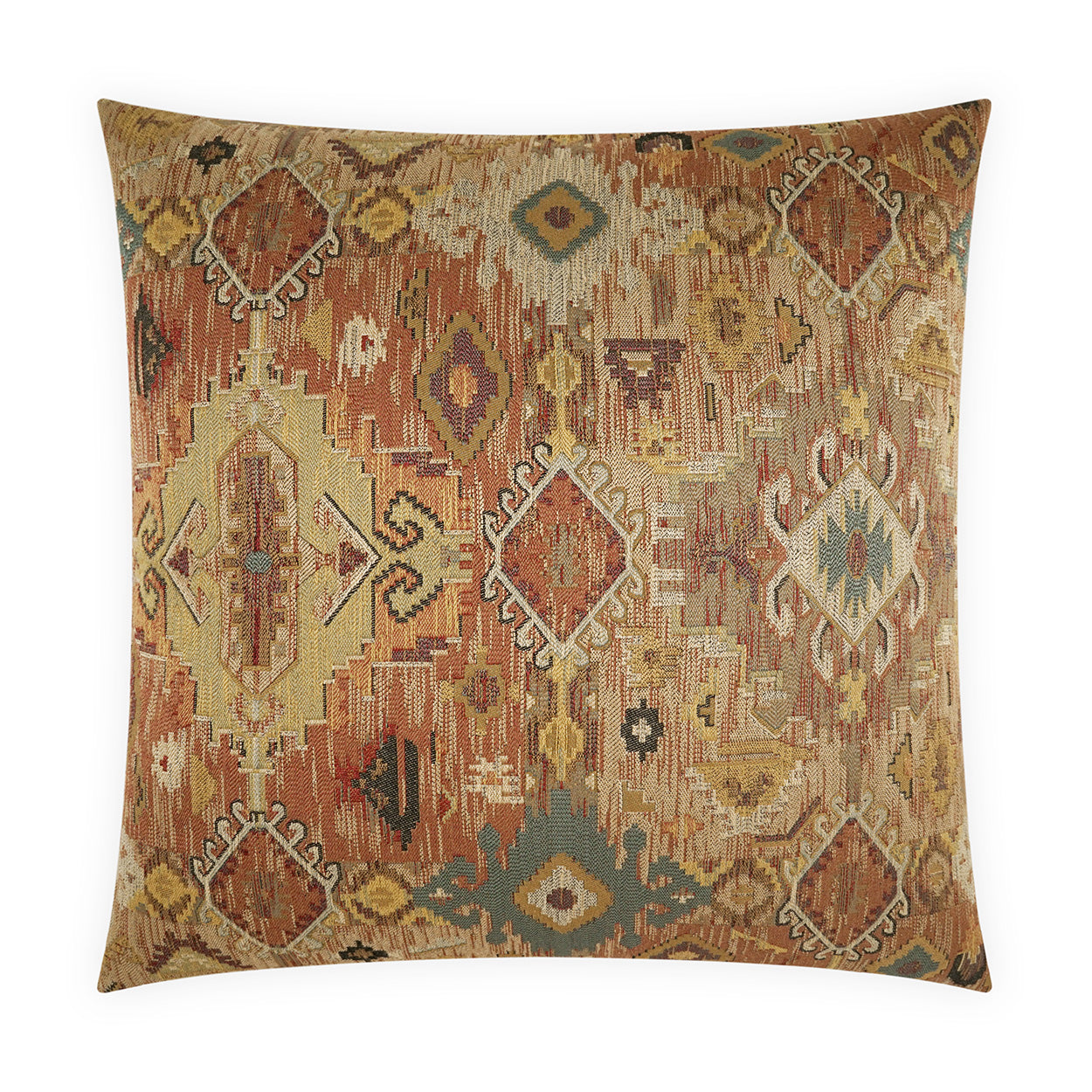 D.V. KAP HOME   24" x 24" Zepher Pillow - Terracotta Global    - 2247-T-2424