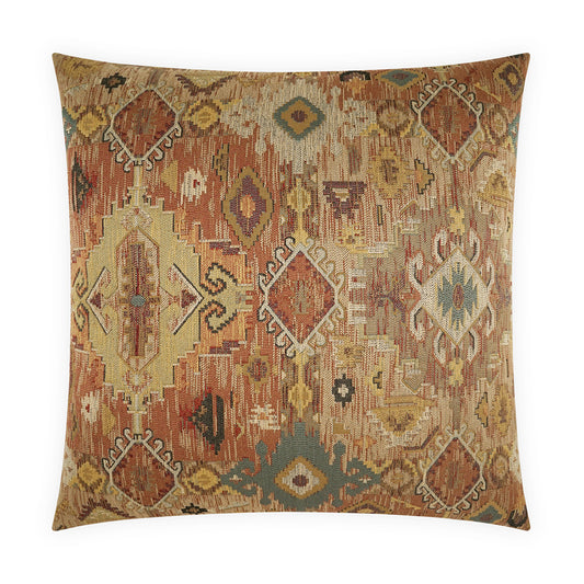 D.V. KAP HOME   24" x 24" Zepher Pillow - Terracotta Global    - 2247-T-2424