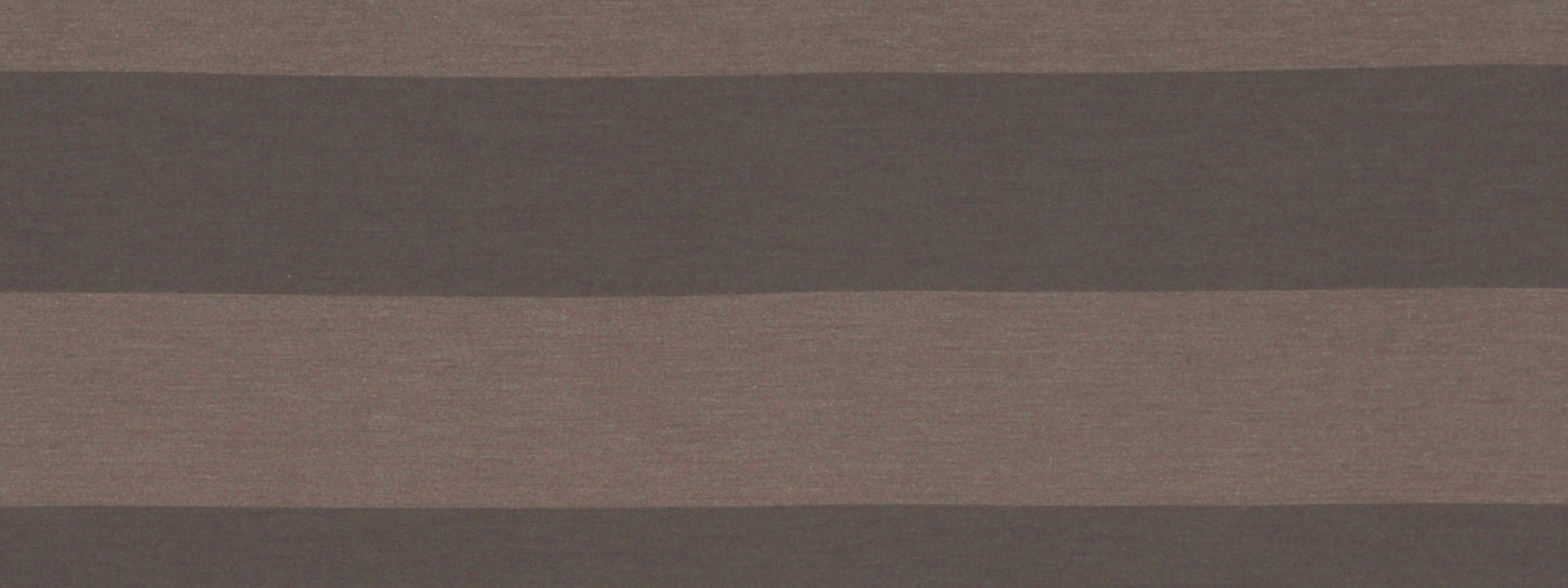Horizontal brown stripes in light, medium, and dark tones with a woven texture.
