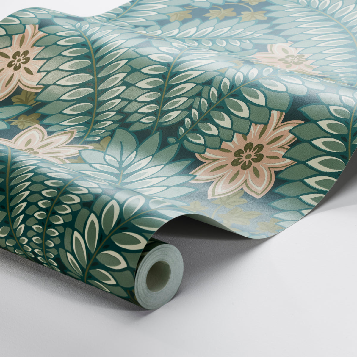 SCHUMACHER  Borastapeter HIDDEN IVY   SPRUCE   - 2250