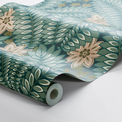 SCHUMACHER  Borastapeter HIDDEN IVY   SPRUCE   - 2250