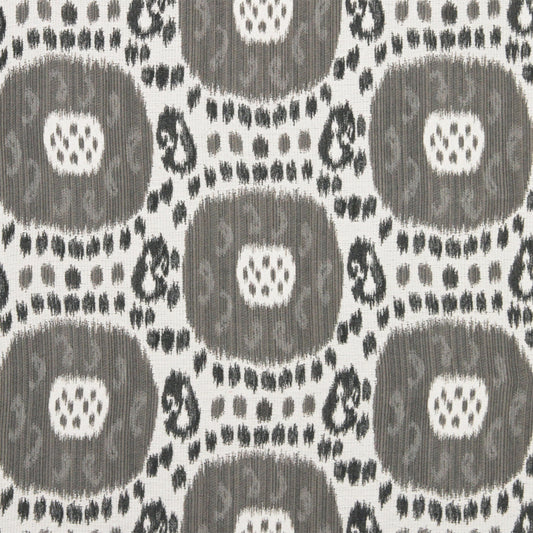 Beacon Hill Shara Ikat | Black & White  Upholstery     - 225056