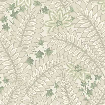 SCHUMACHER  Borastapeter HIDDEN IVY   PARCHMENT   - 2252