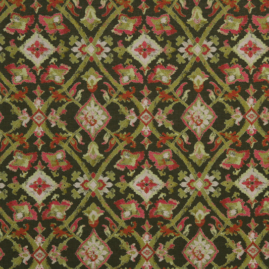 Robert Allen Mosaic Field | Cerise  Upholstery     - 225287