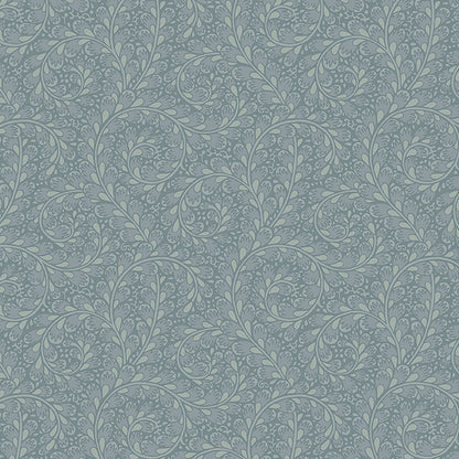 SCHUMACHER  Borastapeter WILD FERNS   BLUE   - 2254