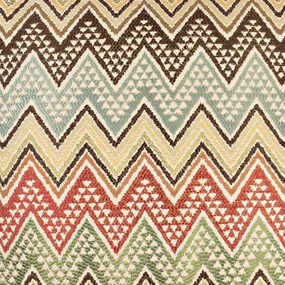 D.V. KAP HOME   24" x 24" Cantina Pillow Chevron    - 2257-2424