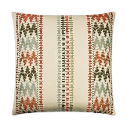 D.V. KAP HOME   24" x 24" Caftan Pillow Chevron, Global    - 2258-2424