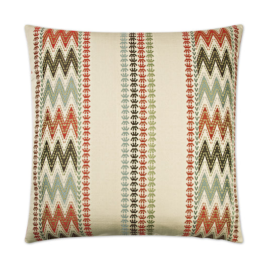 D.V. KAP HOME   24" x 24" Caftan Pillow Chevron, Global    - 2258-2424
