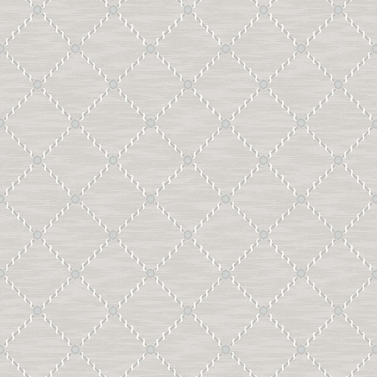 SCHUMACHER  Borastapeter GOLDEN TRELLIS   GREY , SILVER   - 2266
