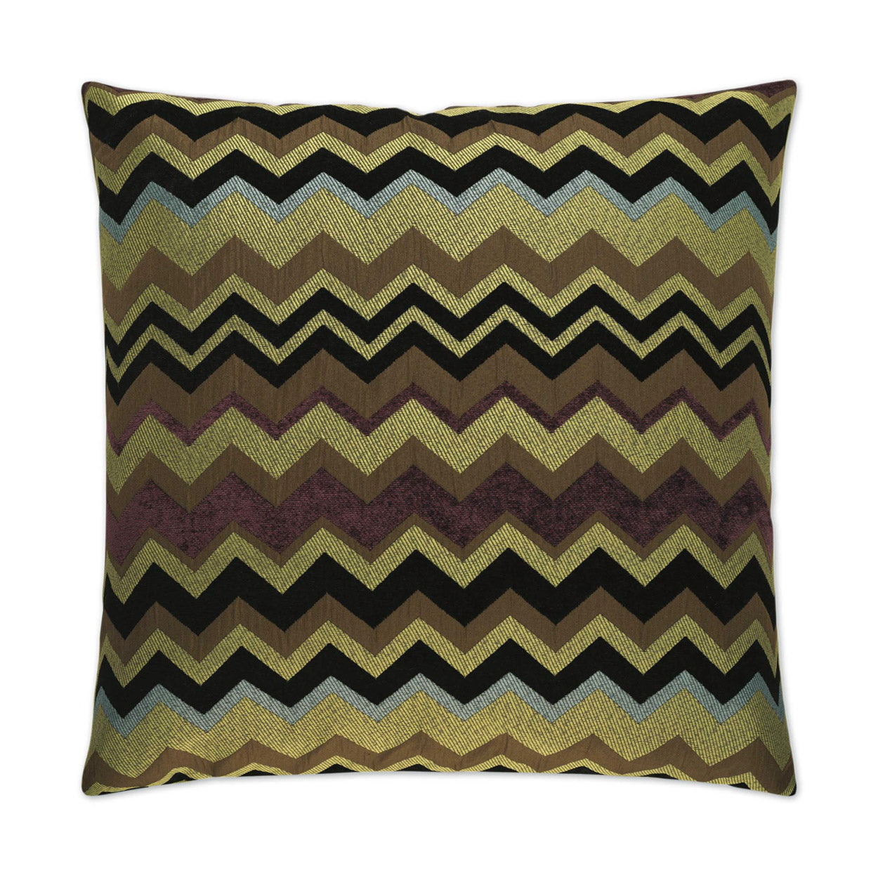 D.V. KAP HOME   24" x 24" Chevron Pillow - Purple Chevron    - 2269-P-2424