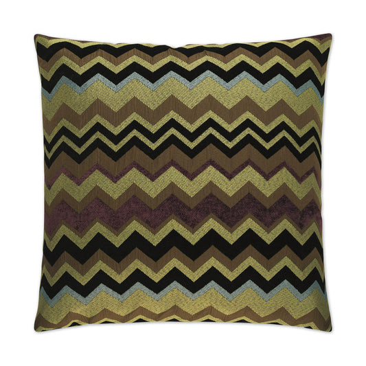 D.V. KAP HOME   24" x 24" Chevron Pillow - Purple Chevron    - 2269-P-2424