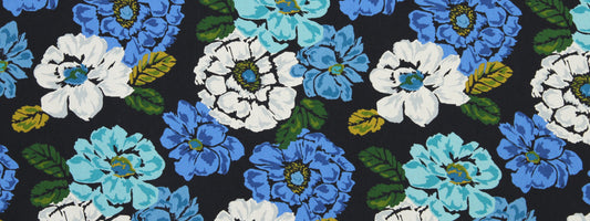 Robert Allen @ Home Brushed Floral | Ultramarine  Multipurpose     - 227211