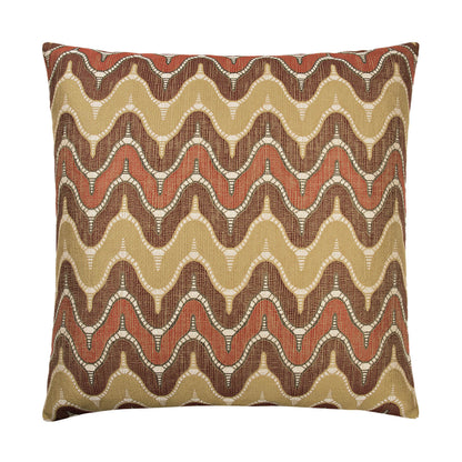 D.V. KAP HOME   24" x 24" Impressive Pillow - Spice Chevron    - 2278-S-2424