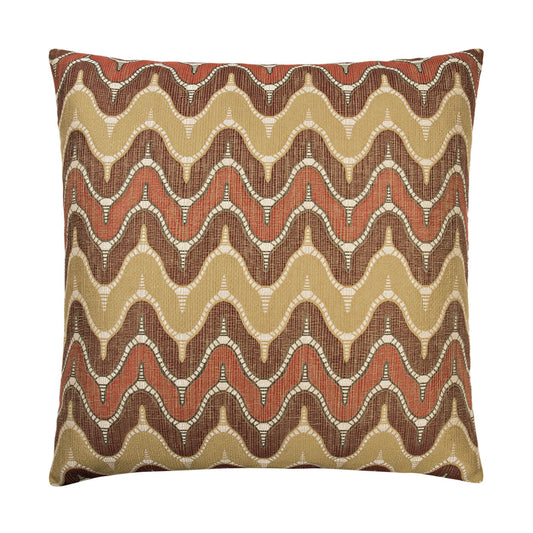 D.V. KAP HOME   24" x 24" Impressive Pillow - Spice Chevron    - 2278-S-2424