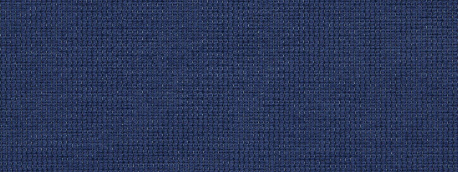 Cobalt cotton loop fabric with a textured, tight grid-like weave, suitable for upholstery or apparel.