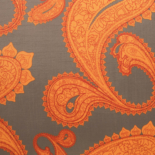D.V. KAP HOME 2282-YARD Stockholm Fabric Traditional  Orange   - Stockholm