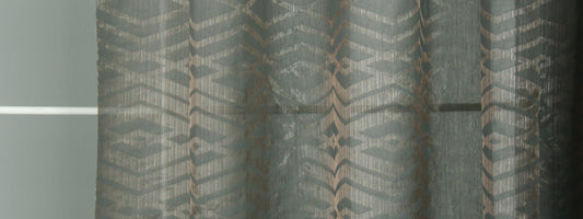 Robert Allen Contract Glimmer Effect | Black Silver  Drapery     - 228421