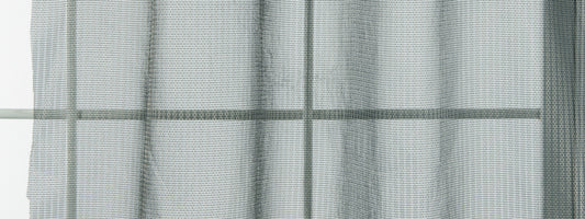 Robert Allen Contract Sheer Madness | Black Silver  Drapery     - 228449