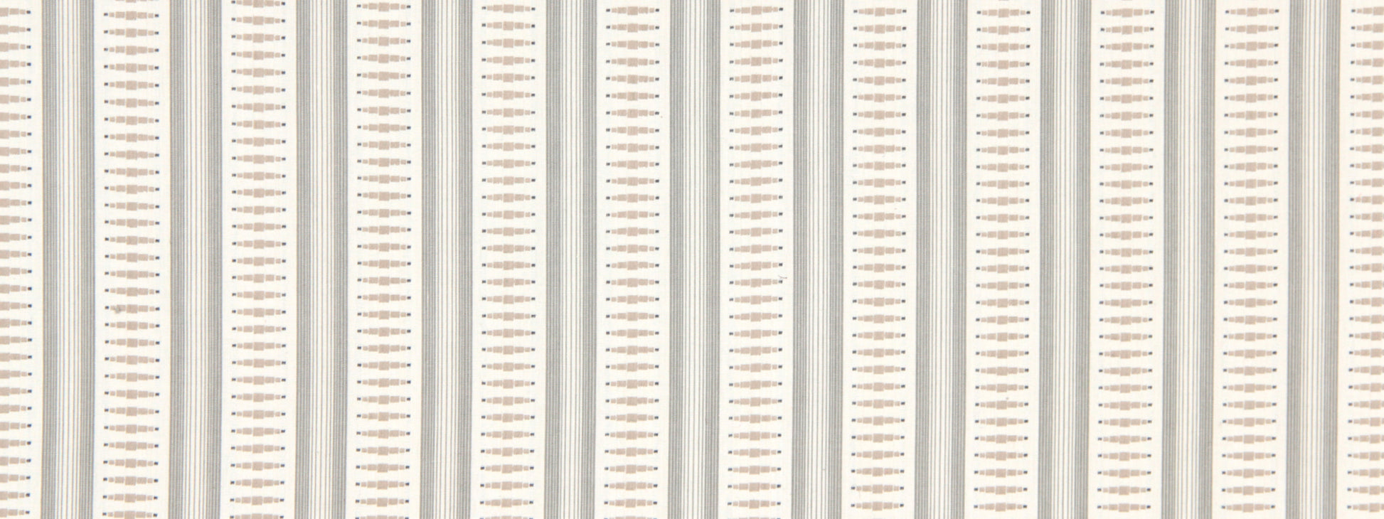 Graphite and cream vertical striped pattern with subtle texture; neutral, versatile decor.