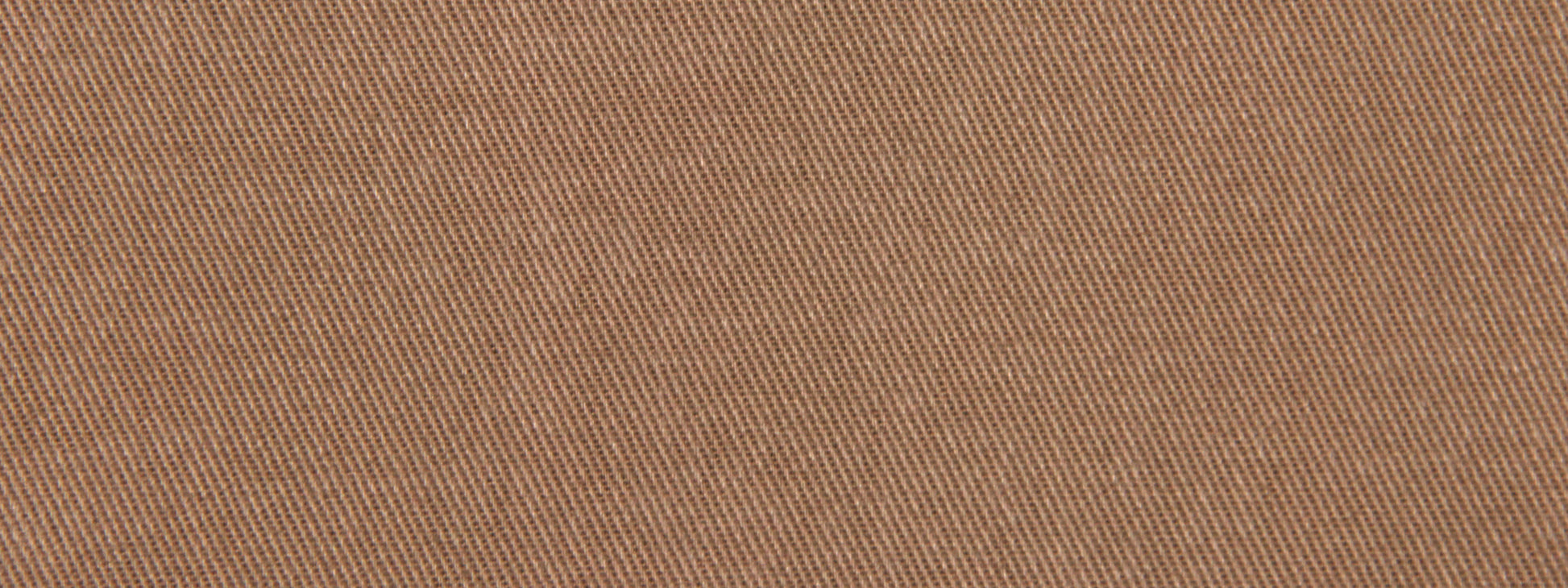 Tan-brown twill fabric close-up with diagonal rib weave and soft, rugged texture.