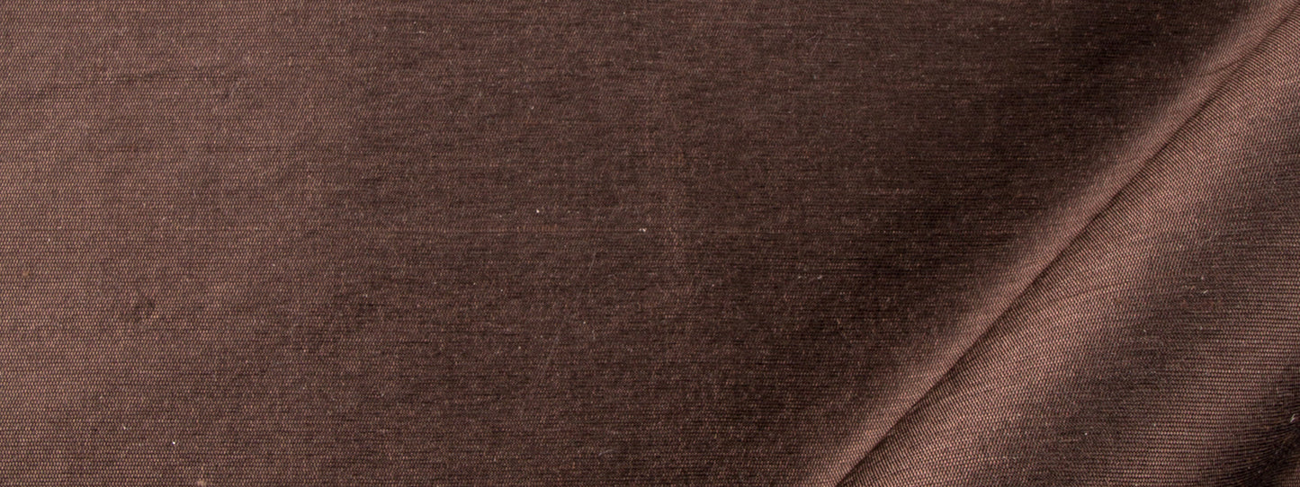 Beacon Hill Mulberry Silk | Leather Brown  Drapery     - 230520