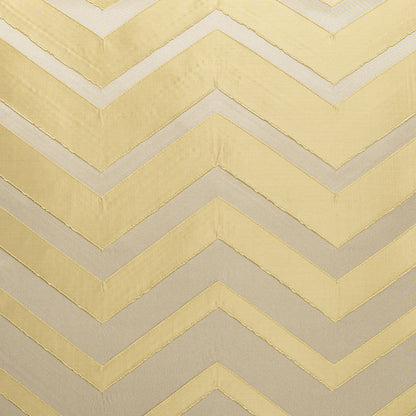 D.V. KAP HOME   24" x 24" Bliss Pillow - Gold Chevron    - 2306-G-2424