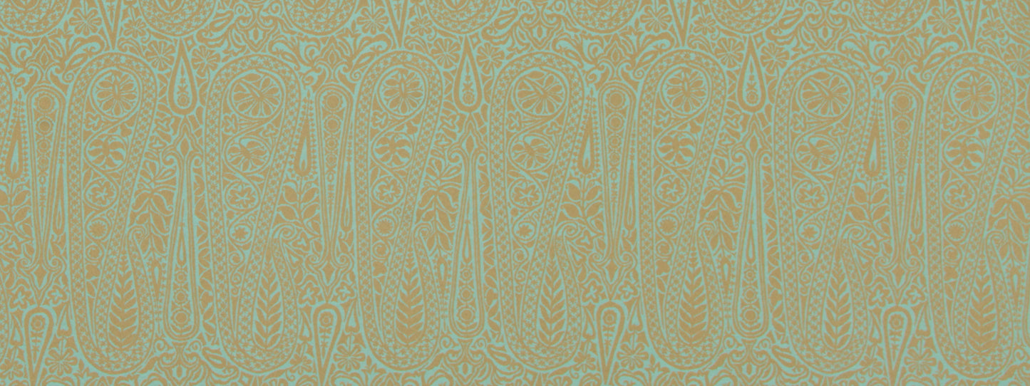 Robert Allen Contract Satin Paisley | Spa  Upholstery     - 230888