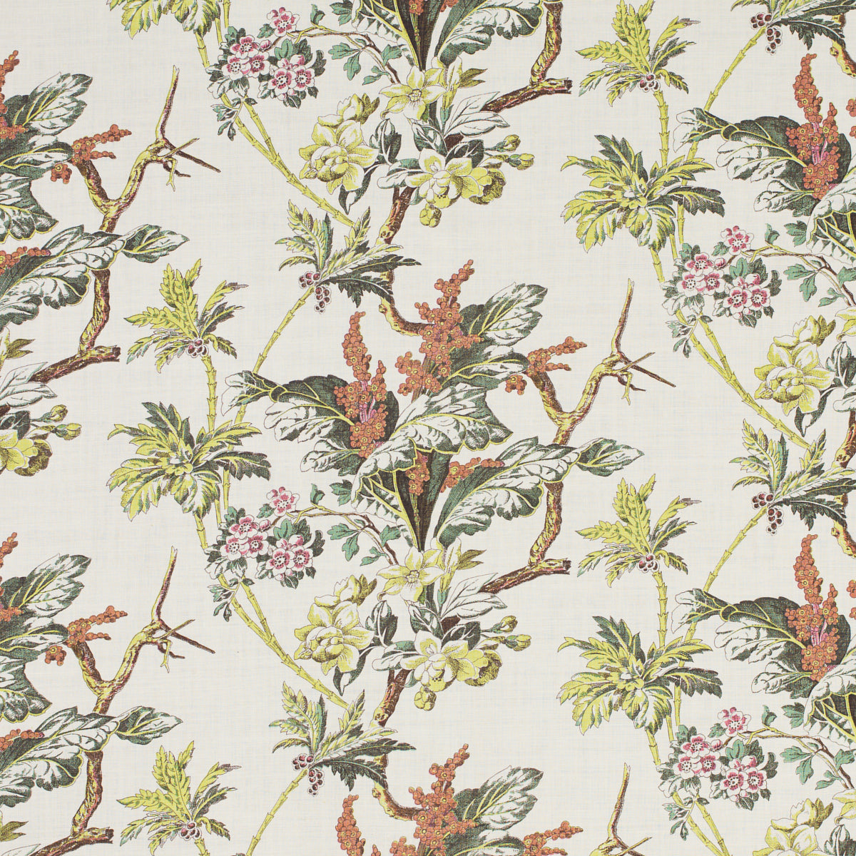 SCHUMACHER  RAOUL TEXTILES AUGUSTIN PRINTS PRINTS MOSS   - 230V06