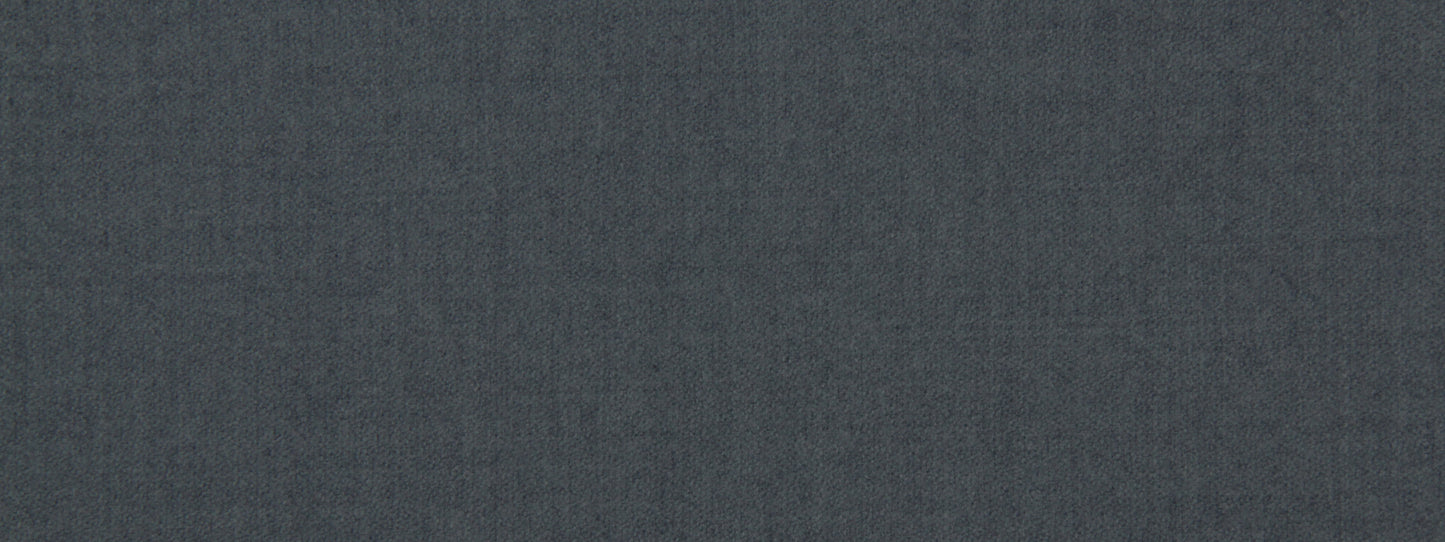 Dark charcoal gray wool flannel fabric with a subtle weave.