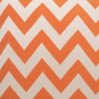 D.V. KAP HOME   24" x 24" Chevron Chic Pillow - Orange Chevron    - 2313-O-2424