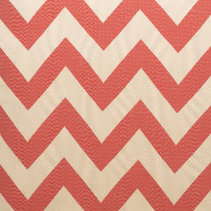 D.V. KAP HOME   24" x 24" Chevron Chic Pillow - Red Chevron    - 2313-R-2424