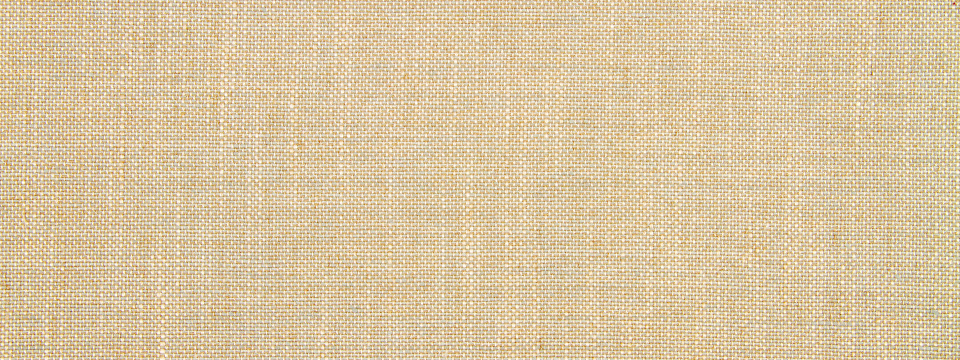Beige woven linen-like fabric close-up; natural texture for upholstery or curtains.