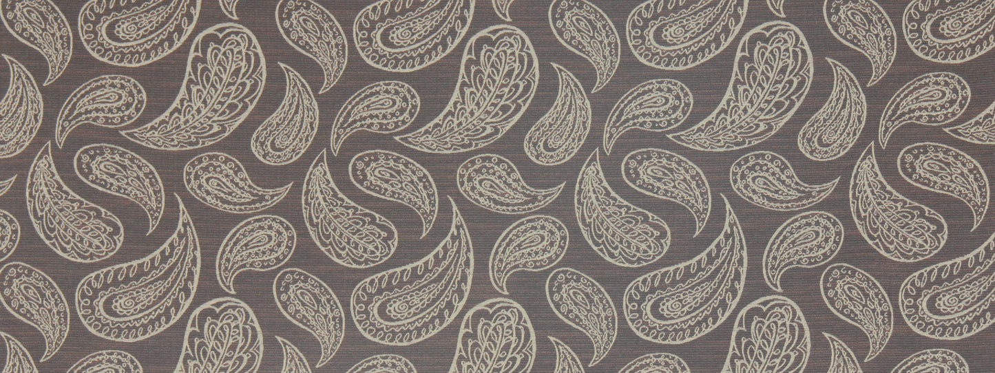 Robert Allen Contract Paisley Toss | Walnut  Upholstery     - 231648