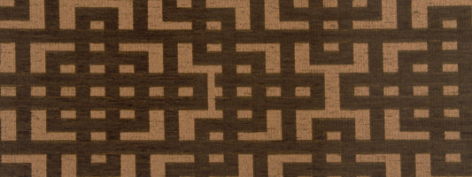 Robert Allen Contract Fretwork Grid | Walnut  Upholstery     - 231691