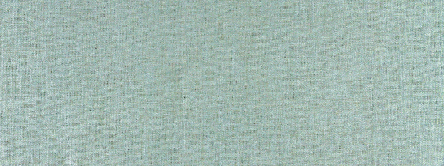 Close-up of pale blue linen-like fabric texture with a fine weave.