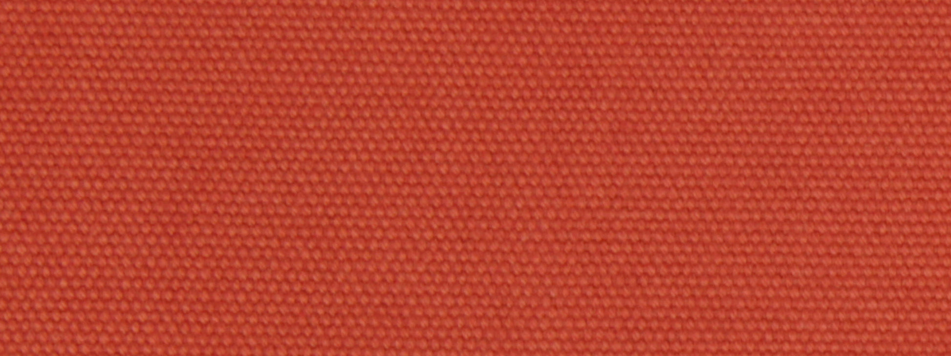 Close-up of saffron orange woven upholstery fabric with a fine texture.