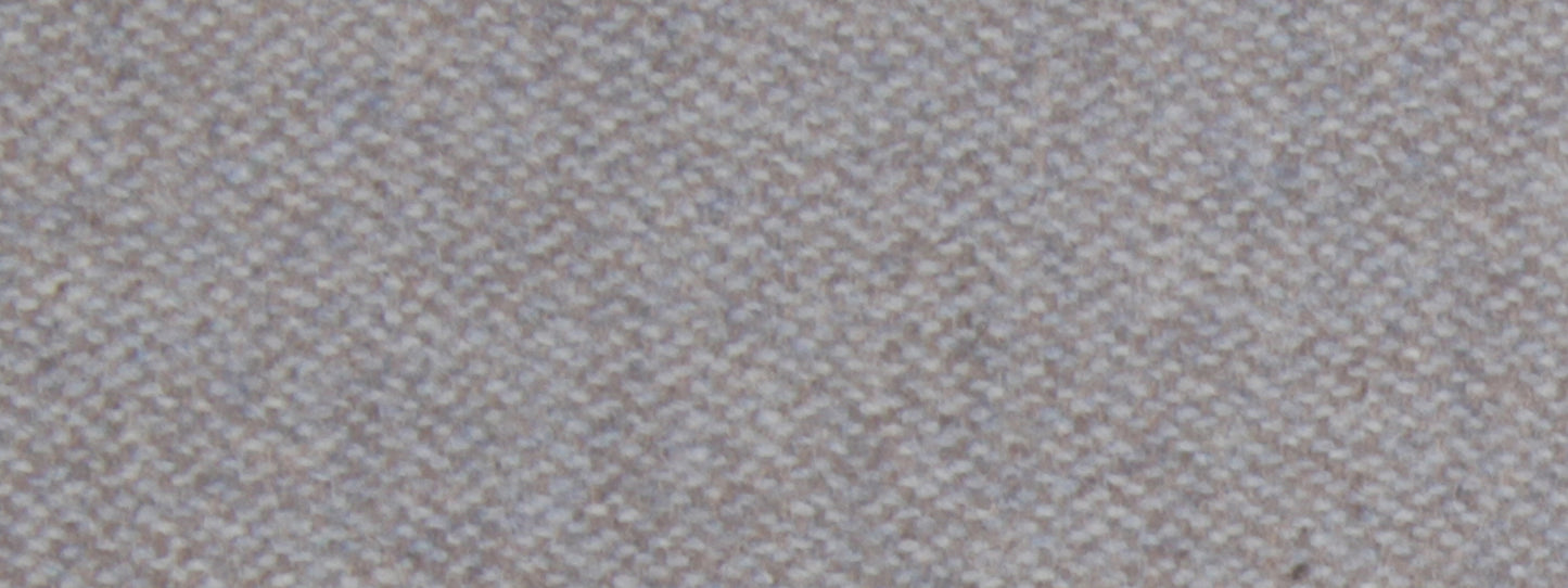 Beige-gray heather woven upholstery fabric with a tight speckled weave.