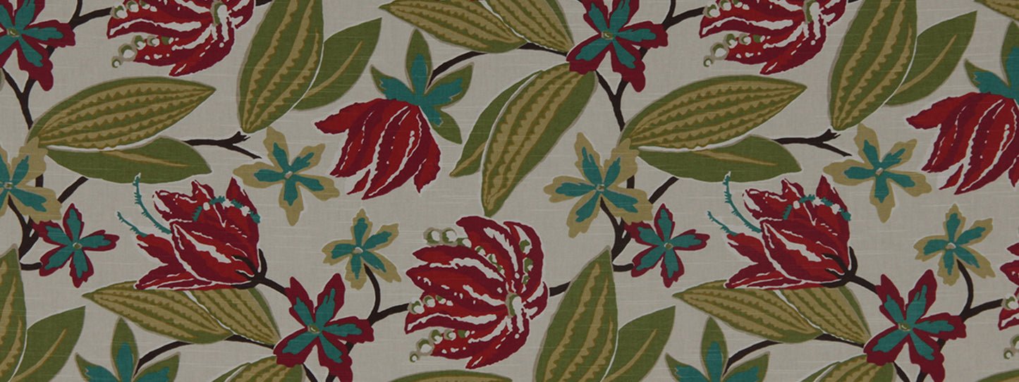 Robert Allen @ Home Bright Floral | Fuchsia  Multipurpose     - 232631