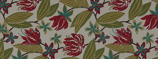 Robert Allen @ Home Bright Floral | Fuchsia  Multipurpose     - 232631