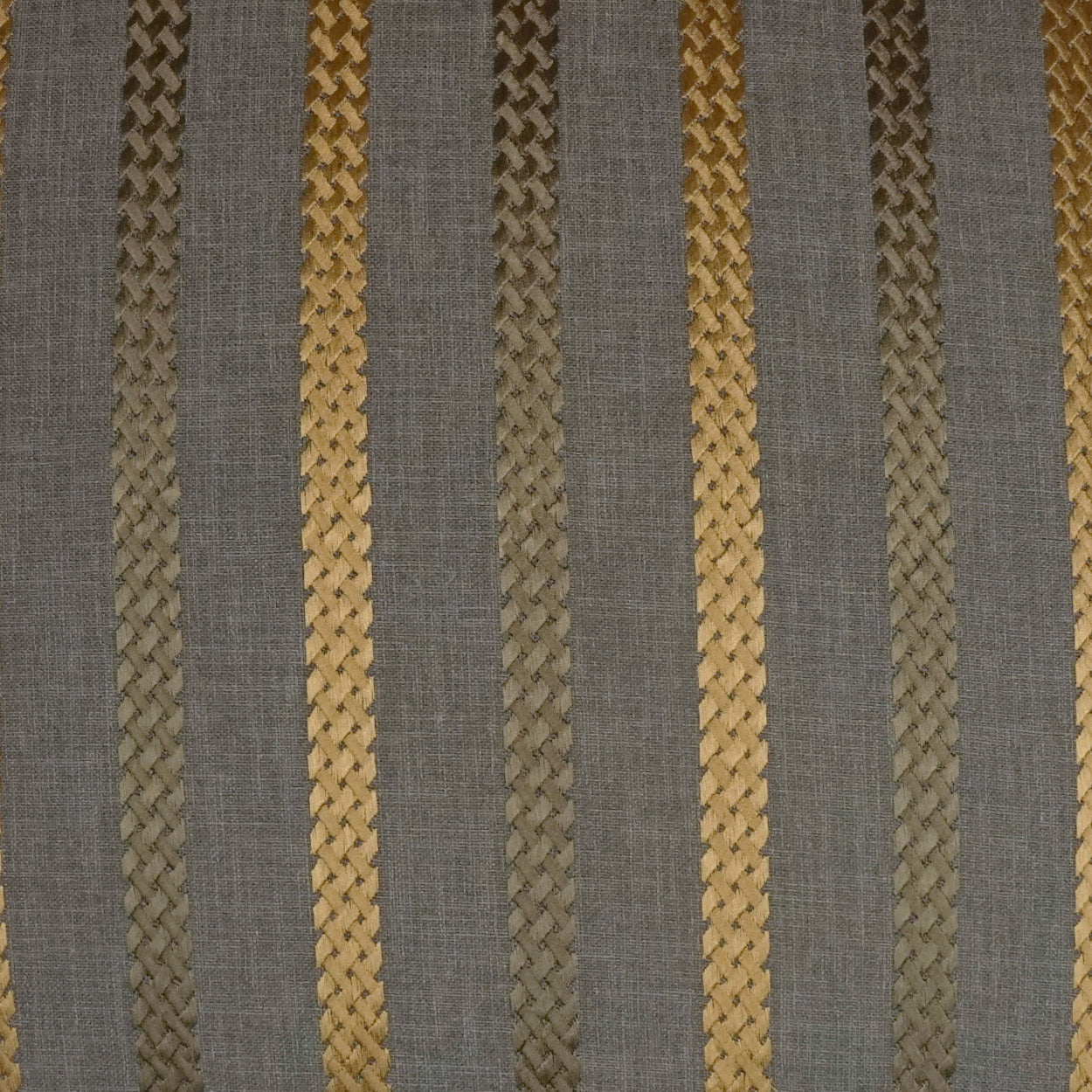 D.V. KAP HOME   24" x 24" Cheverny Pillow - Charcoal Stripes    - 2329-C-2424